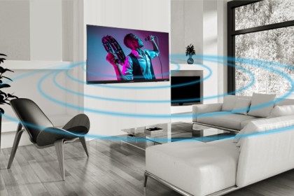 سیستم صوتی pure sound در تلویزیون های سری 8
