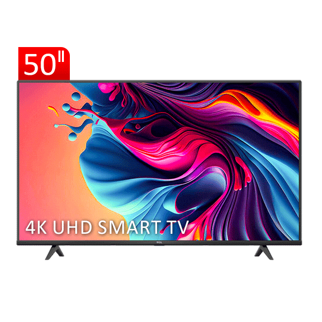 تلویزیون LED UHD 4K هوشمند تی سی ال مدل P615 سایز 50 اینچ