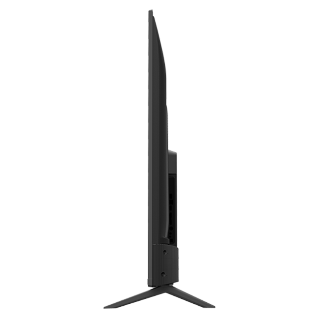تصویری از نیم رخ سمت چپ تلویزیون LED UHD 4K هوشمند تی سی ال مدل P615