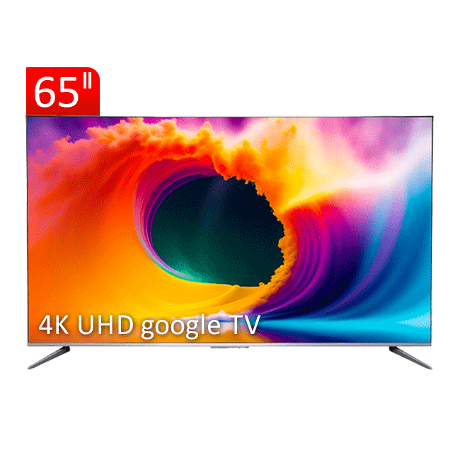 تلویزیون UHD 4K هوشمند google TV تی سی ال مدل P735 سایز 65 اینچ