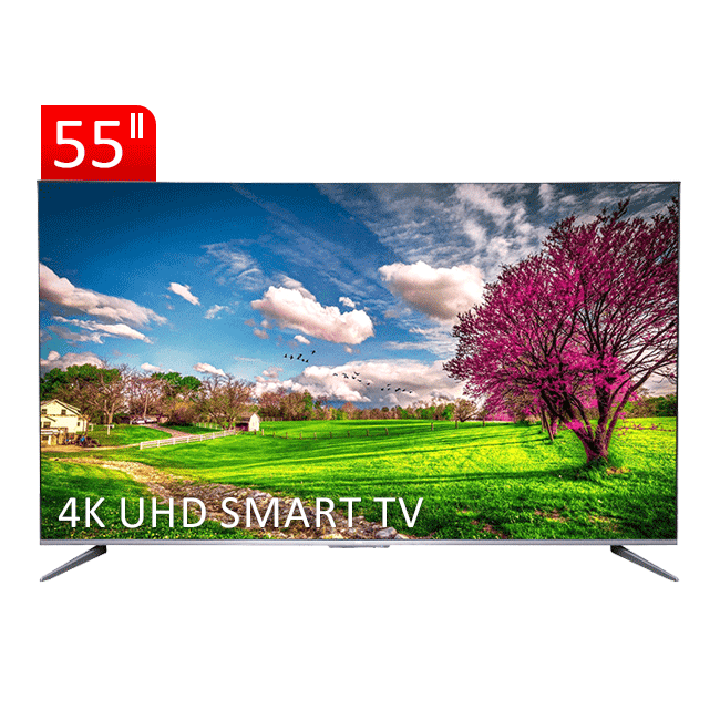 تلویزیون UHD 4K هوشمند google TV تی سی ال مدل P735 سایز 55 اینچ