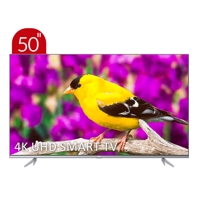 تلویزیون LED UHD 4K هوشمند تی سی ال مدل P725i سایز 50 اینچ