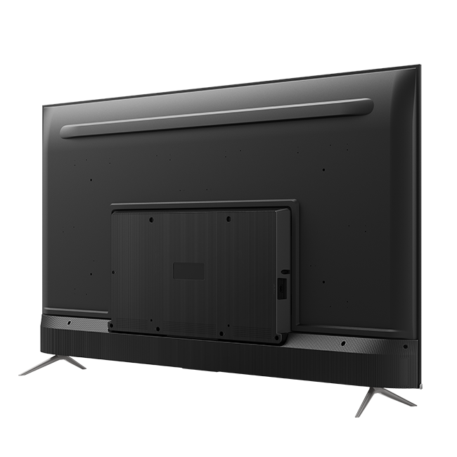 تصویر تلویزیون QLED UHD 4K هوشمند google TV تی سی ال مدل C635i از پشت