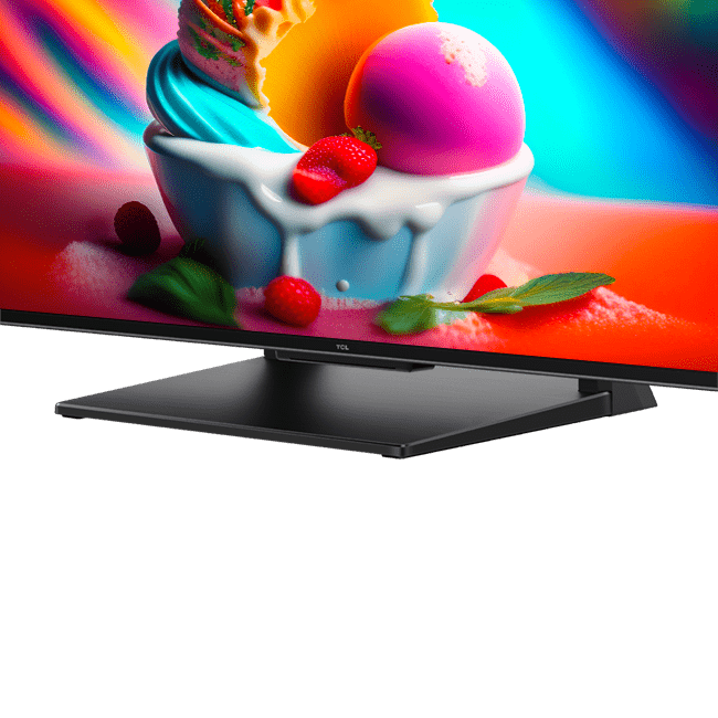 تصویر تلویزیون QLED UHD 4K هوشمند google TV تی سی ال مدل C745