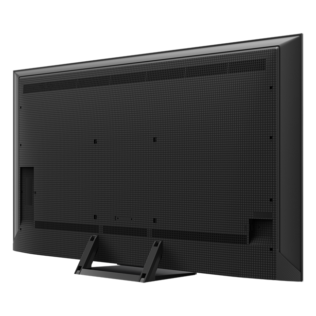 تصویری از پشت تلویزیون QLED UHD 4K هوشمند google TV تی سی ال مدل C745
