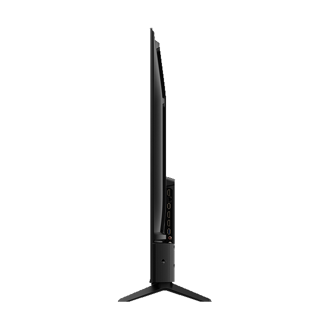 تصویری از نیم رخ تلویزیون UHD 4K هوشمند google TV تی سی ال مدل P655