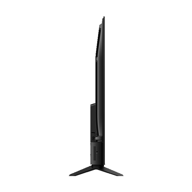 تصویری از نیم رخ تلویزیون UHD 4K هوشمند google TV تی سی ال مدل P655