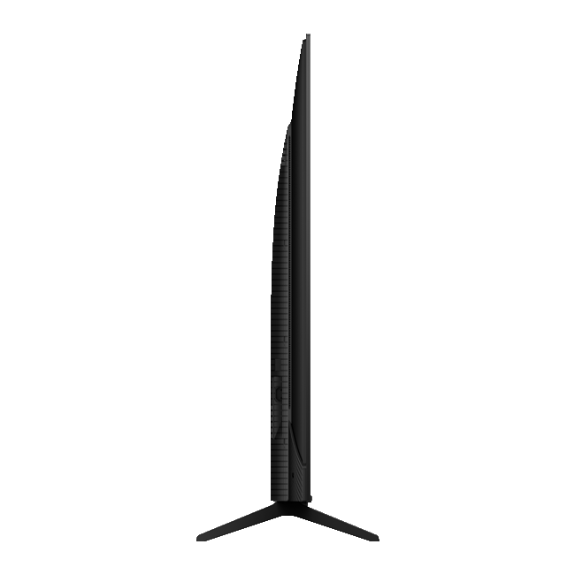 تصویری از نیم رخ تلویزیون UHD 4K هوشمند google TV تی سی ال مدل P755