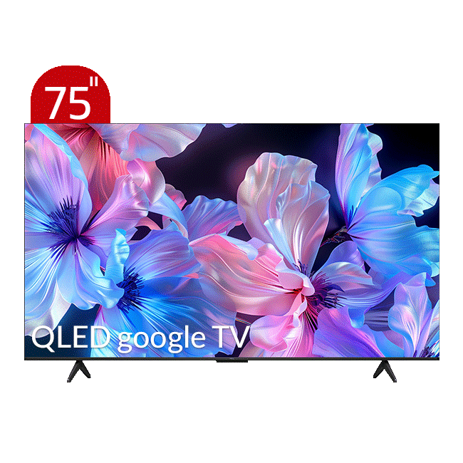 تلویزیون QLED 4K UHD هوشمند تی سی ال مدل 75P7K سایز 75 اینچ