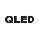 آیکون QLED مشکی