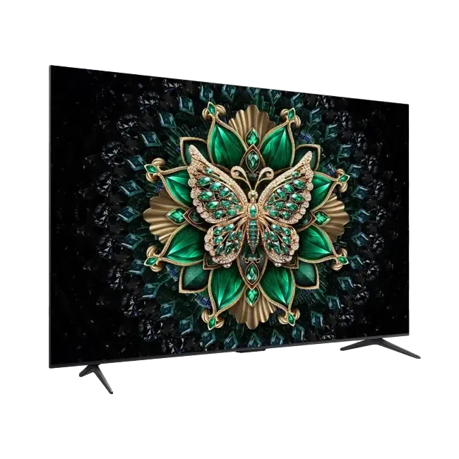 تلویزیون QDmini LED 4K UHD هوشمند تی‌سی‌ال مدل 75C6K سایز 75 اینچ زاویه 45 درجه چپ