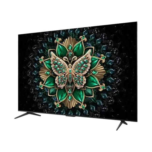 تلویزیون QDmini LED 4K UHD هوشمند تی‌سی‌ال مدل 75C6K سایز 75 اینچ زاویه 45 درجه سمت راست